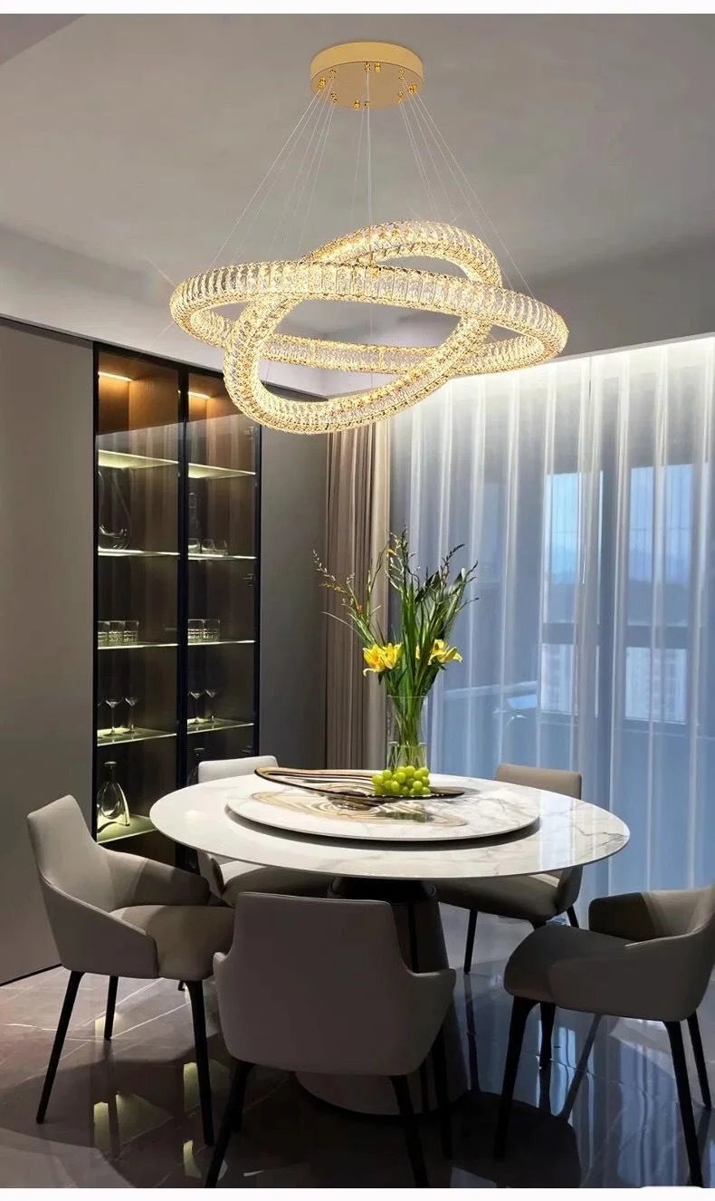 LED Pendant K9 Crystal Chandelier Lights Lighting Decoration Fixture