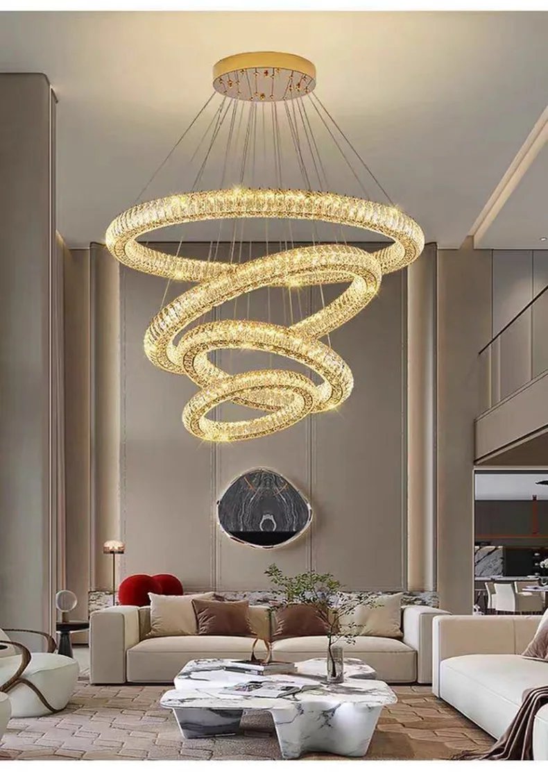 LED Pendant K9 Crystal Chandelier Lights Lighting Decoration Fixture