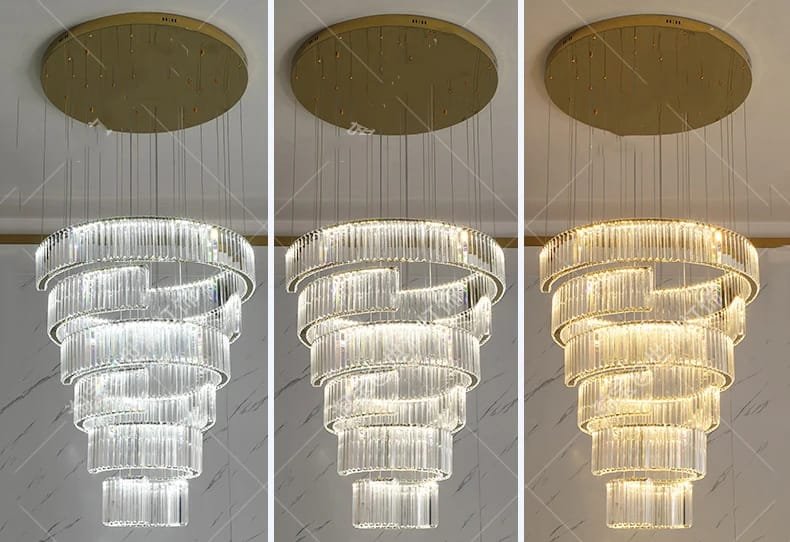 Stair Pendant Lights Interior Lighting Home Decoration Modern Crystal Chandeliers