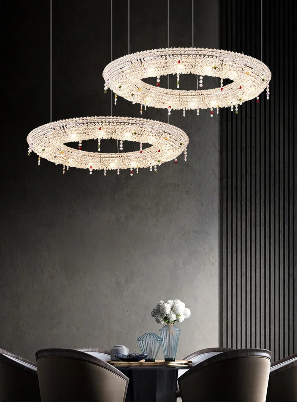 Nordic Crystal Led Pendant Lights