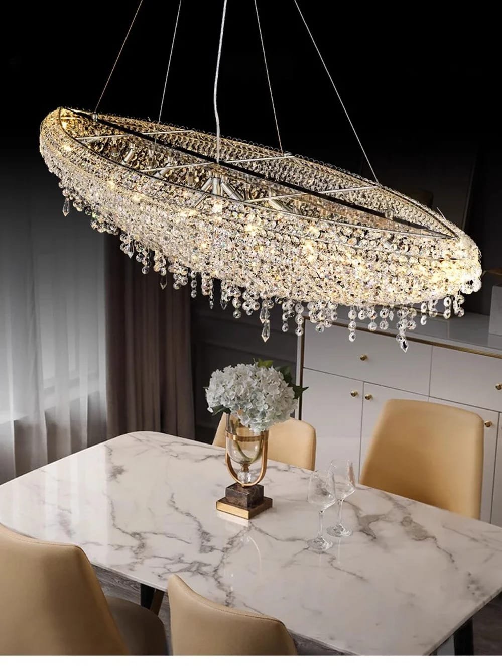 Nordic Crystal Led Pendant Lights
