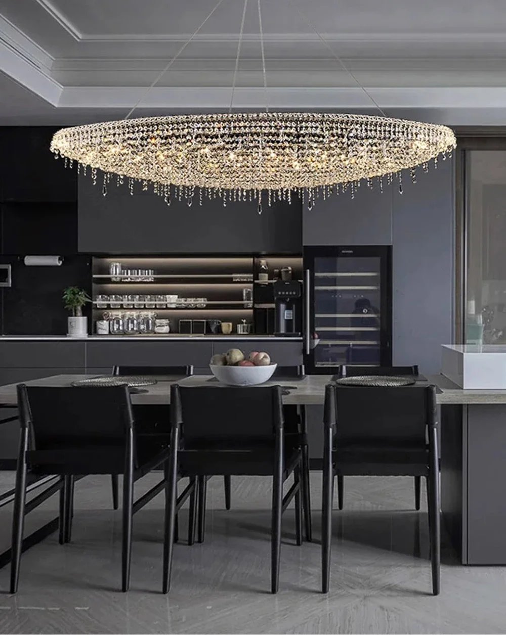 Nordic Crystal Led Pendant Lights