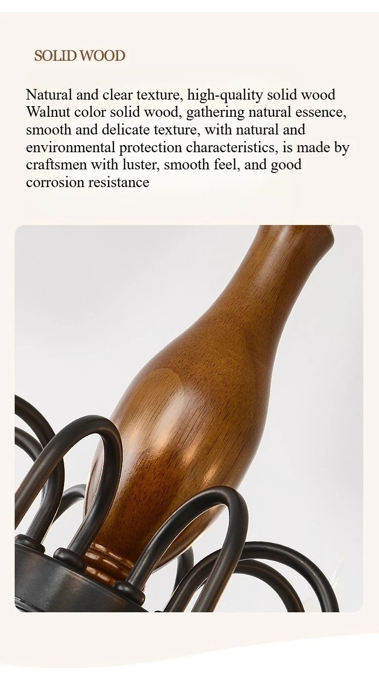 Solid Wood Ceiling Chandelier Lighting Fixture Solid Wood Ceiling Chandelier Lighting Fixture