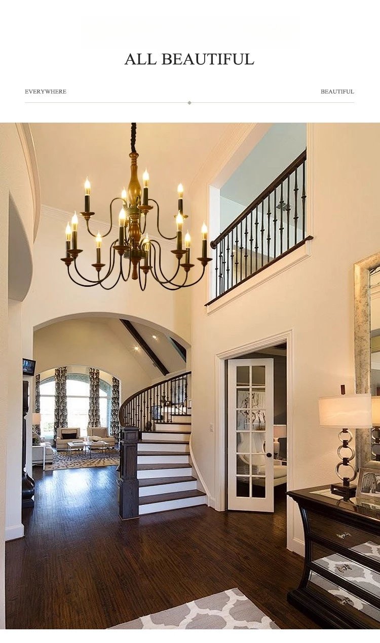 Solid Wood Ceiling Chandelier Lighting Fixture Solid Wood Ceiling Chandelier Lighting Fixture