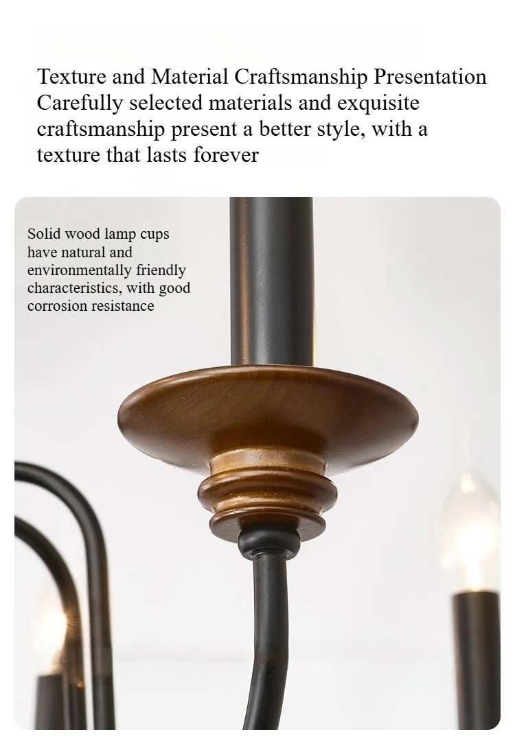 Solid Wood Ceiling Chandelier Lighting Fixture Solid Wood Ceiling Chandelier Lighting Fixture