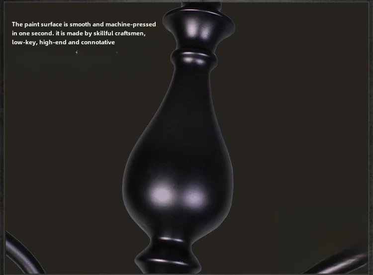 Chandelier American vintage wind candle light candle light