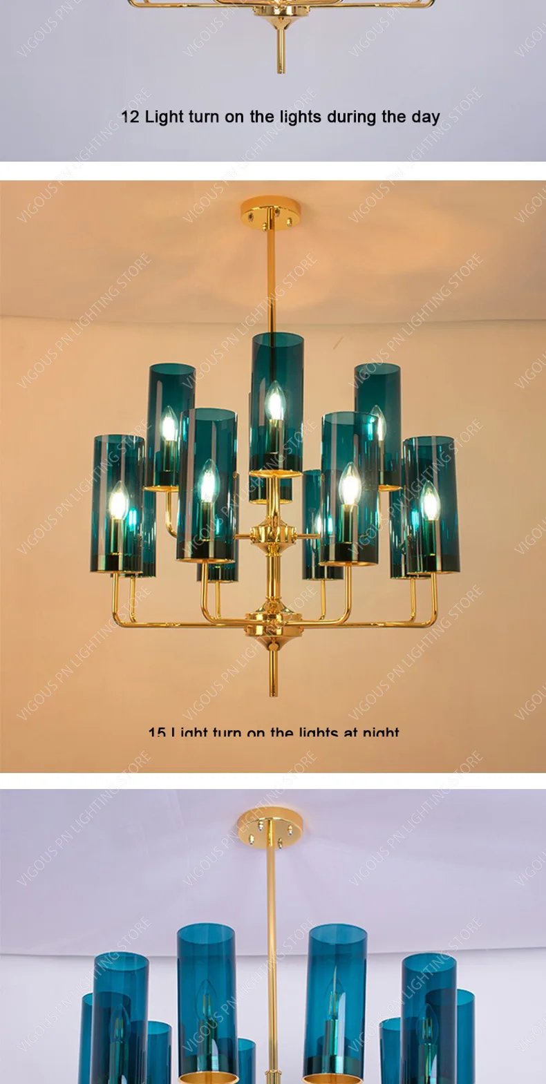 Modern Glass Chandelier Pendant Indoor Lighting Fixtures Indoor Lighting Fixtures