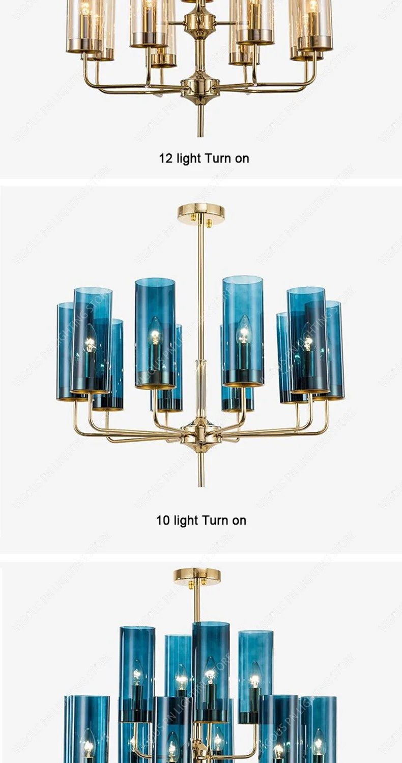 Modern Glass Chandelier Pendant Indoor Lighting Fixtures Modern Glass Chandelier Pendant Indoor Lighting Fixtures