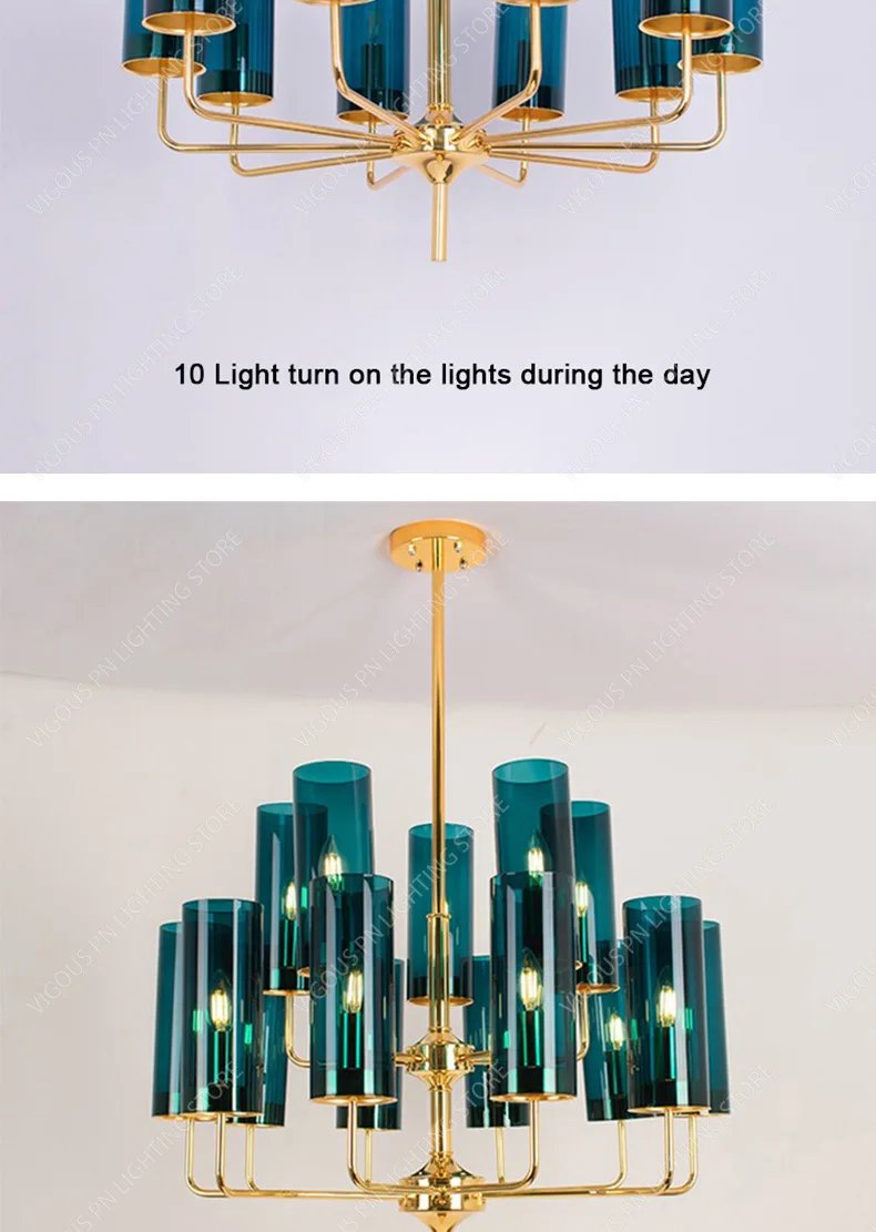 Modern Glass Chandelier Pendant Indoor Lighting Fixtures Indoor Lighting Fixtures