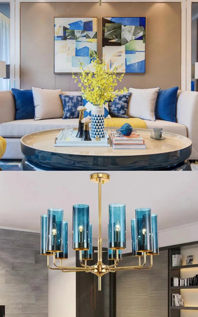 Modern Glass Chandelier Pendant Indoor Lighting Fixtures Modern Glass Chandelier Pendant Indoor Lighting Fixtures