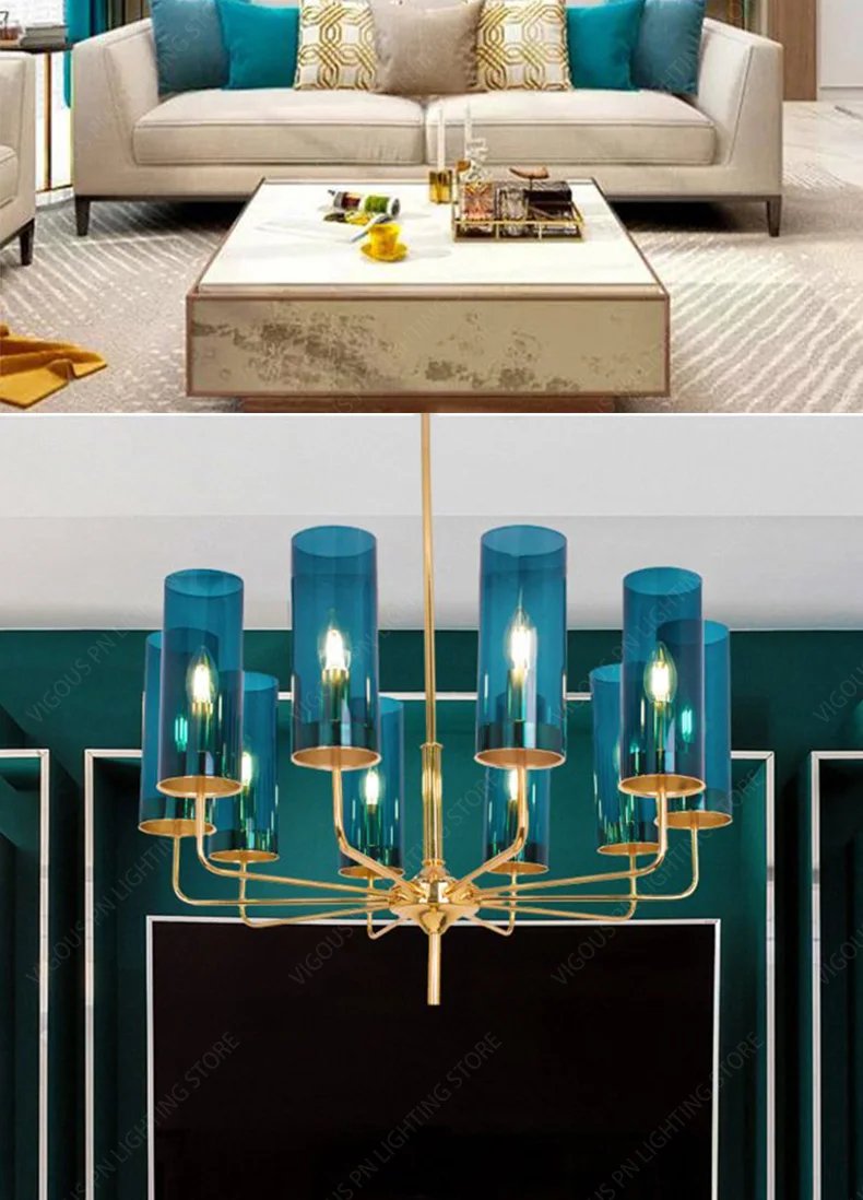 Modern Glass Chandelier Pendant Indoor Lighting Fixtures Modern Glass Chandelier Pendant Indoor Lighting Fixtures
