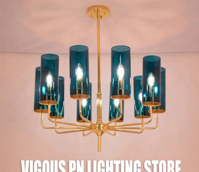 Modern Glass Chandelier Pendant Indoor Lighting Fixtures Lighting Fixtures
