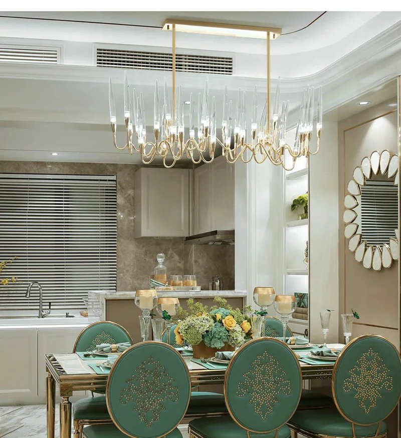 Home Decoration Chandelier Pendant French Candlestick Crystal Lamp Crystal Lamp