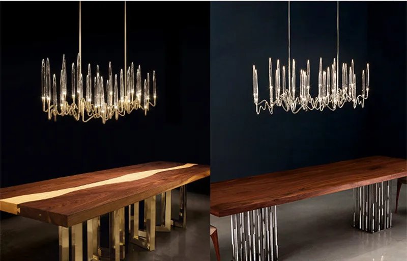 Home Decoration Chandelier Pendant French Candlestick Crystal Lamp Crystal Lamp