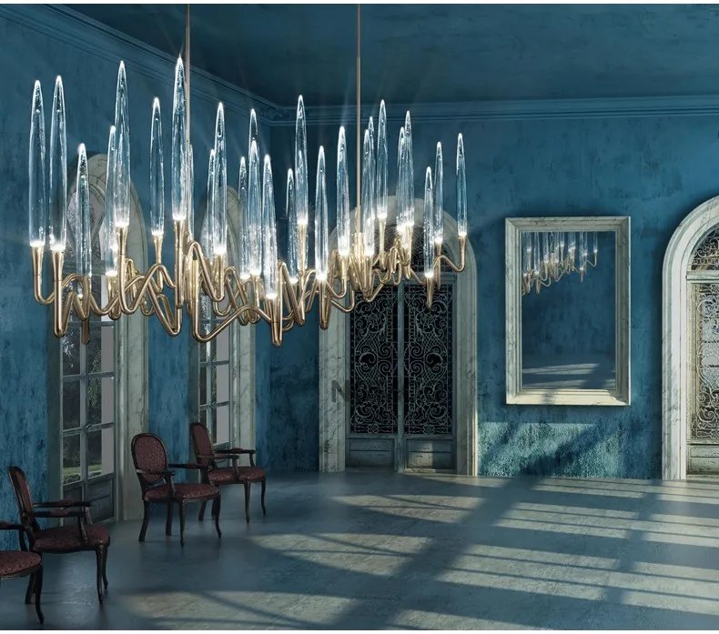 Home Decoration Chandelier Pendant French Candlestick Crystal Lamp Crystal Lamp