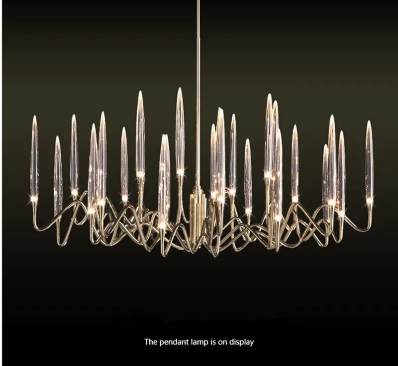 Home Decoration Chandelier Pendant French Candlestick Crystal Lamp Crystal Lamp