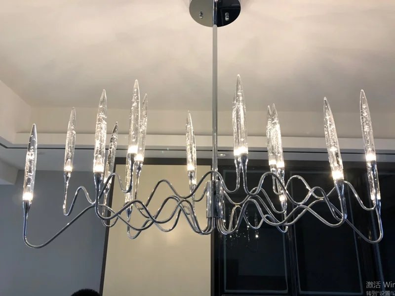 Home Decoration Chandelier Pendant French Candlestick Crystal Lamp Crystal Lamp