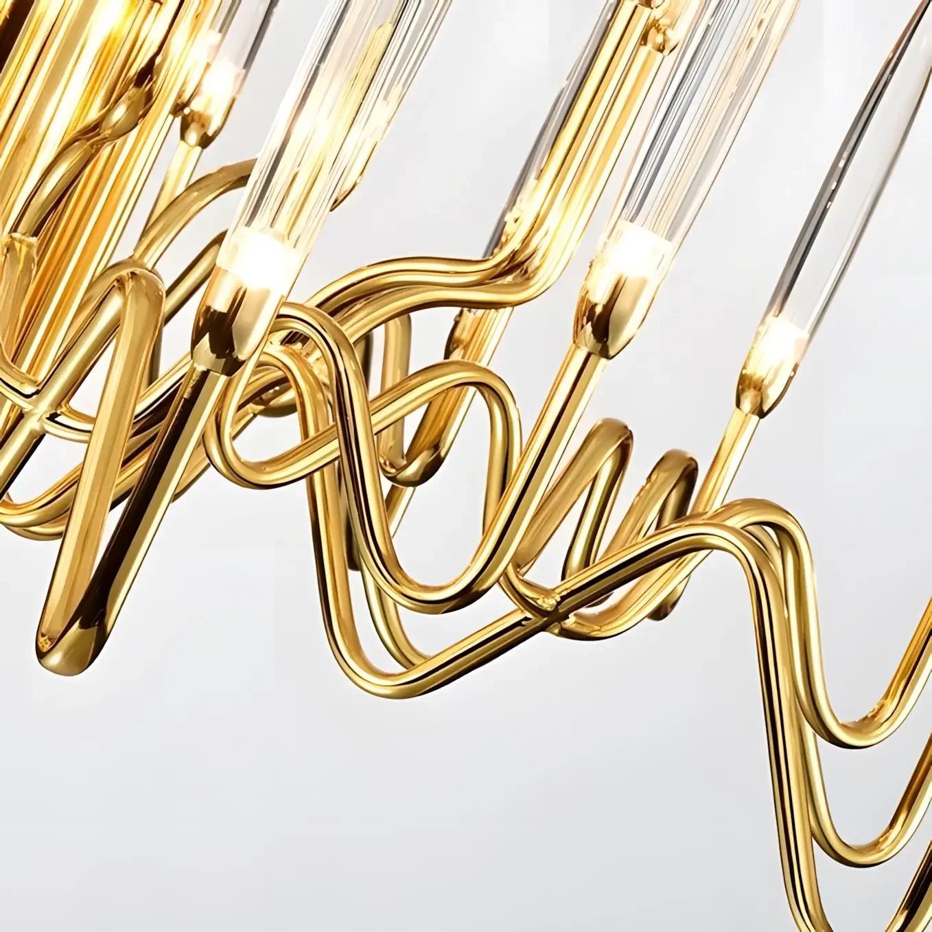 Home Decoration Chandelier Pendant French Candlestick Crystal Lamp