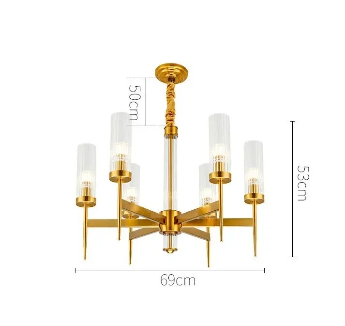 6 light D69cm