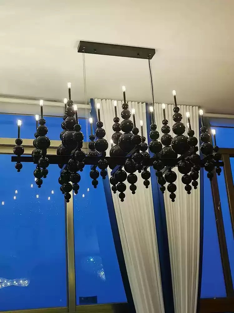 Decorative Stones Chandelier Large/ lighting