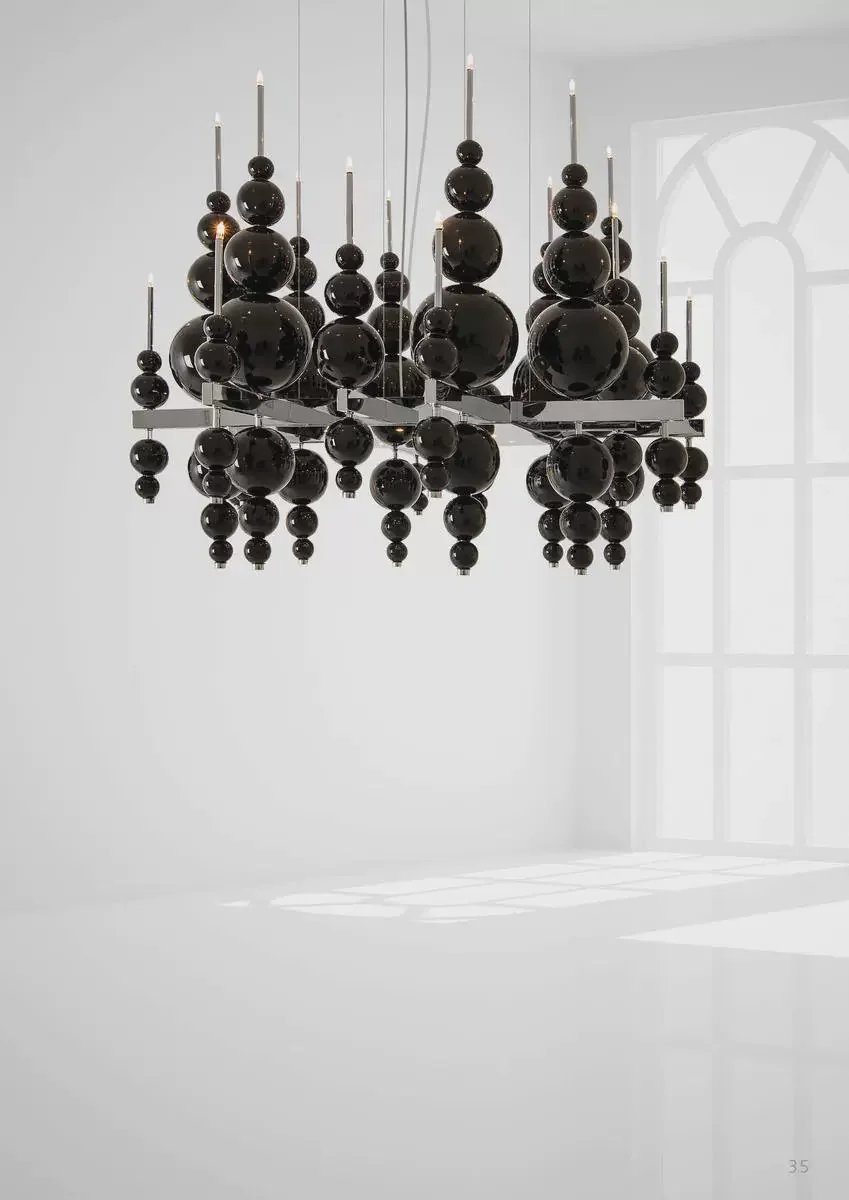 Decorative Stones Chandelier Large/ lighting