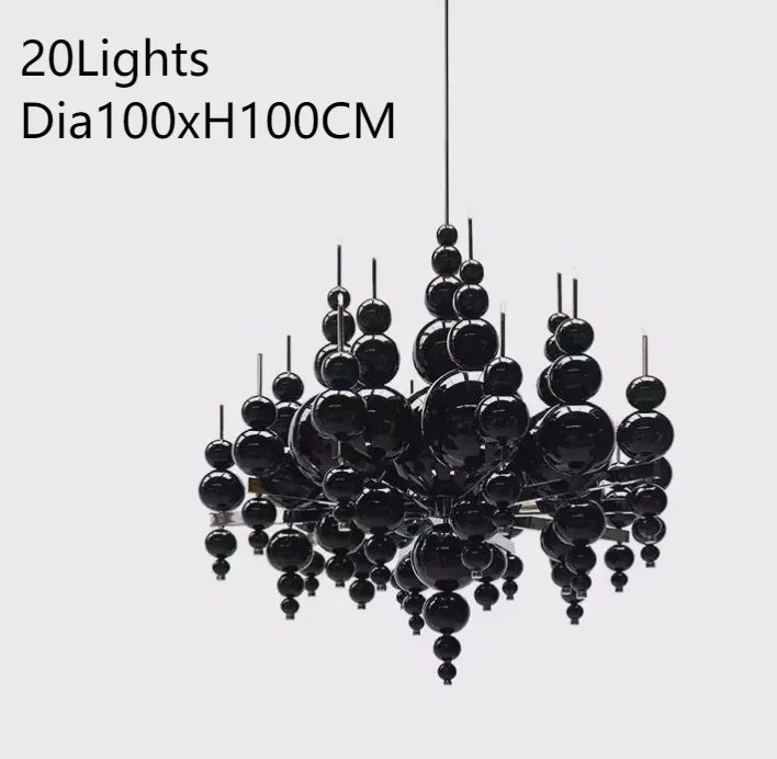 Dia100xH100CM Black