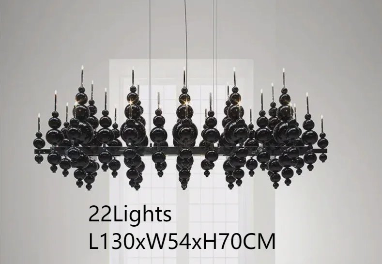 L130xW54xH70CM Black