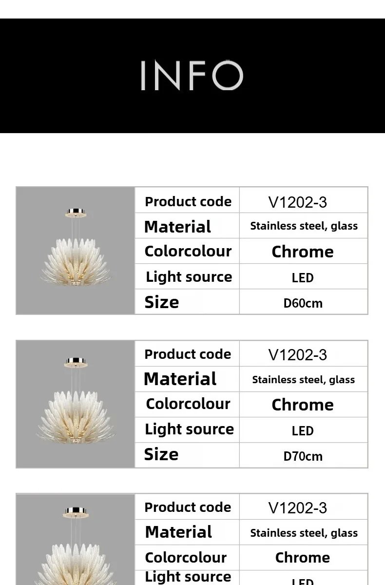 Agave Murano Suspension Chandelier Lighting