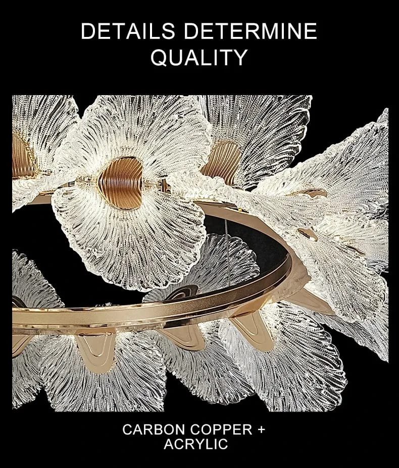 Flower Chandelier Lighting Home Decor For Dining Room Living Room Indoor