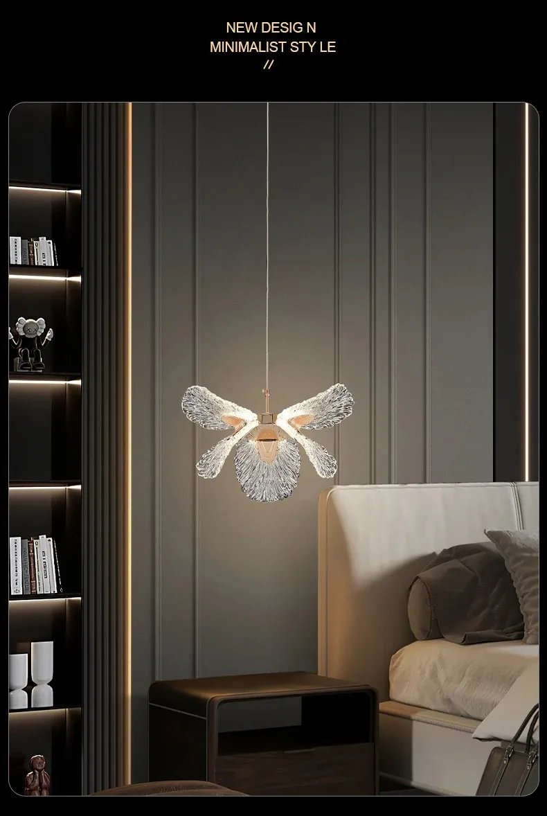 Flower Chandelier Lighting Home Decor For Dining Room Living Room Indoor