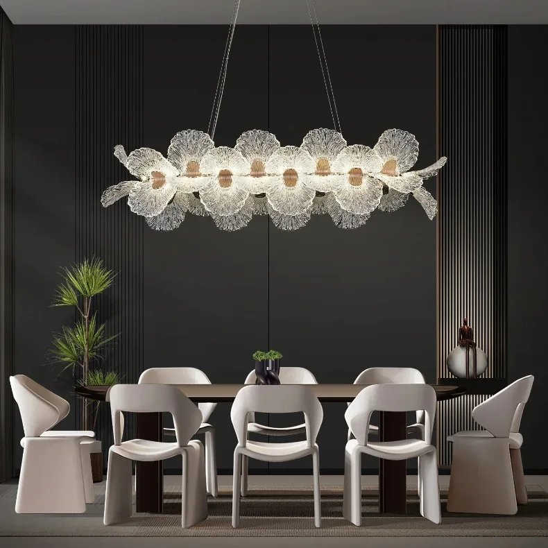 Flower Chandelier Lighting Home Decor For Dining Room Living Room Indoor