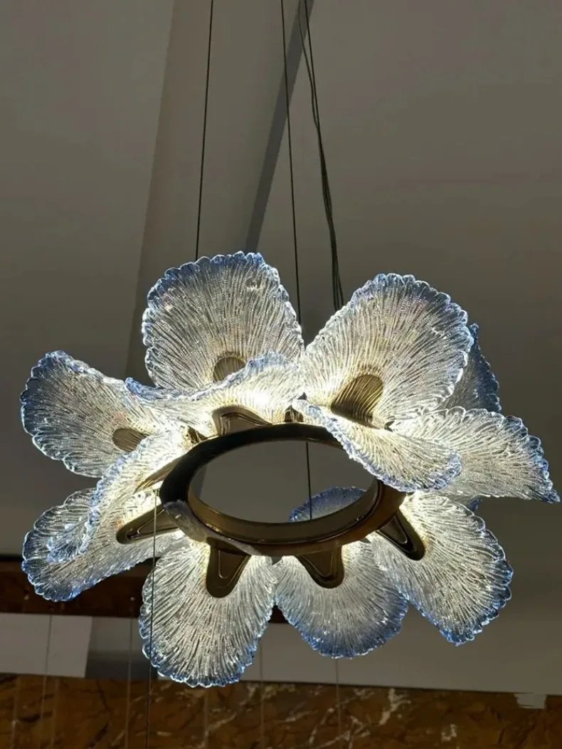 Flower Chandelier Lighting Home Decor For Dining Room Living Room Indoor