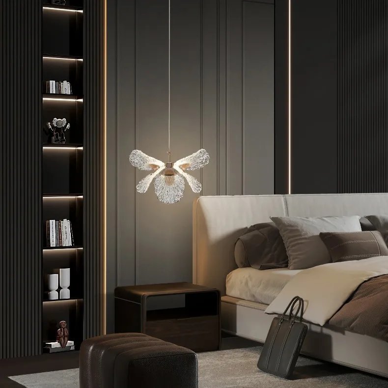 Flower Chandelier Lighting Home Decor For Dining Room Living Room Indoor