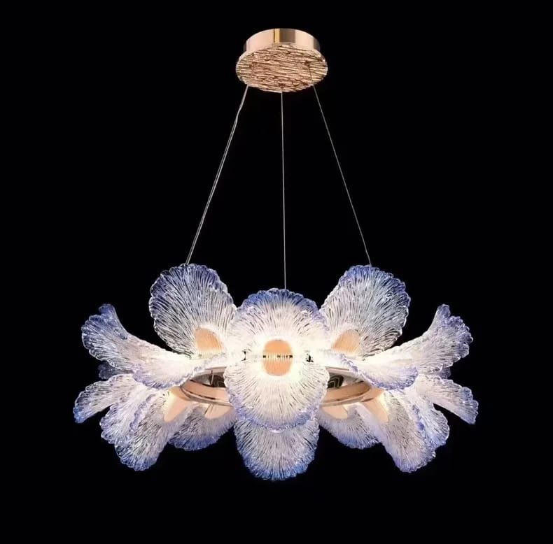 Flower Chandelier Lighting Home Decor For Dining Room Living Room Indoor