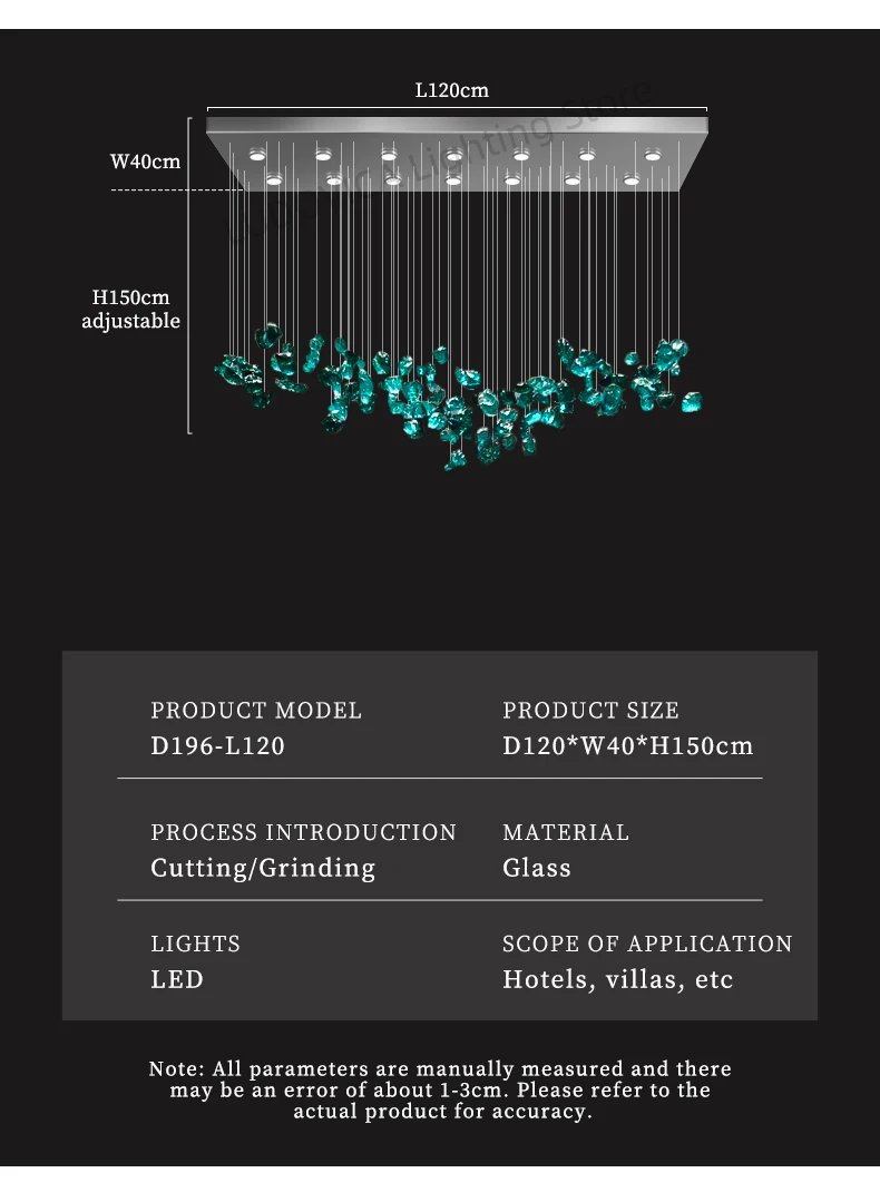 High Ceiling Chandelier Glass Art Custom Lighting Industry