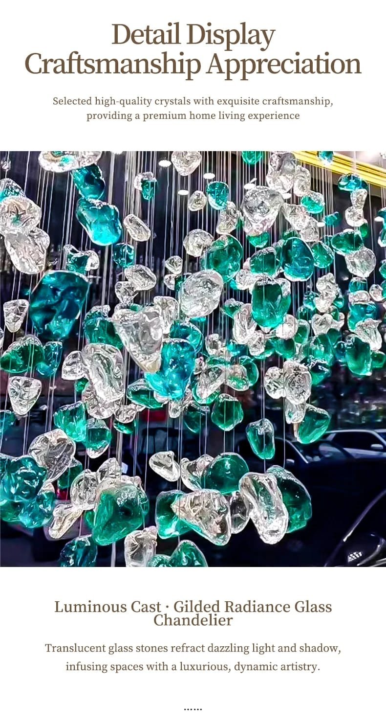 High Ceiling Chandelier Glass Art Custom Lighting Industry