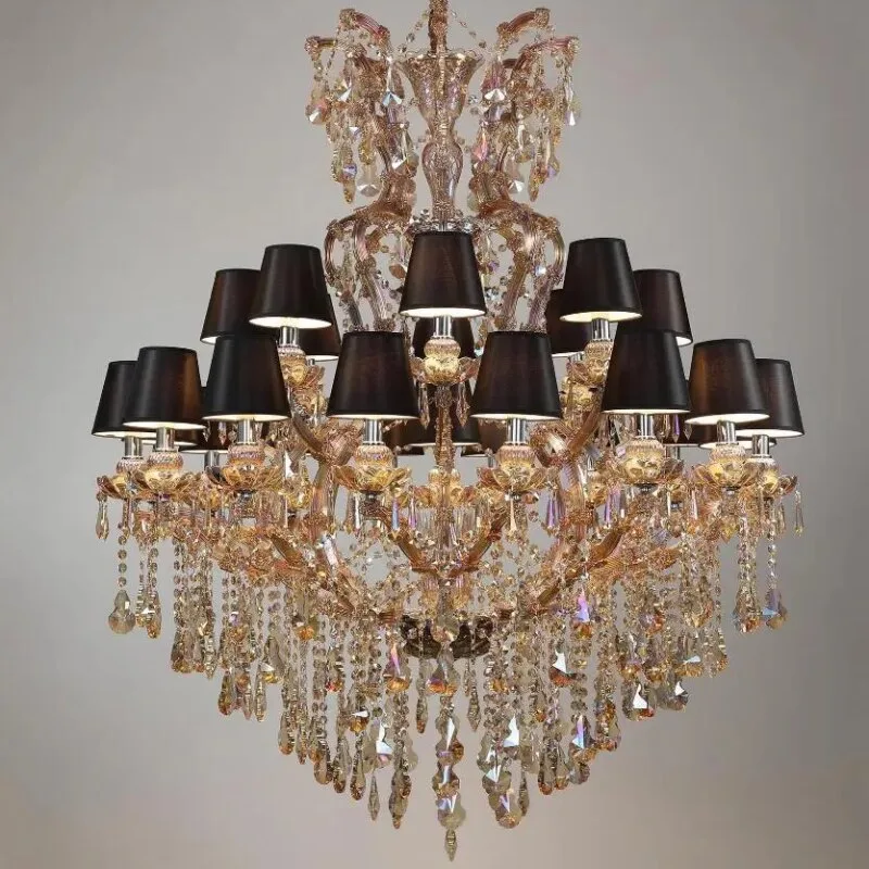 Candle Crystal Maria Theresa Chandelier Large Champagne