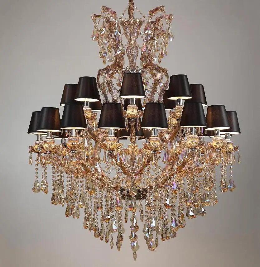 Candle Crystal Maria Theresa Chandelier Large Champagne