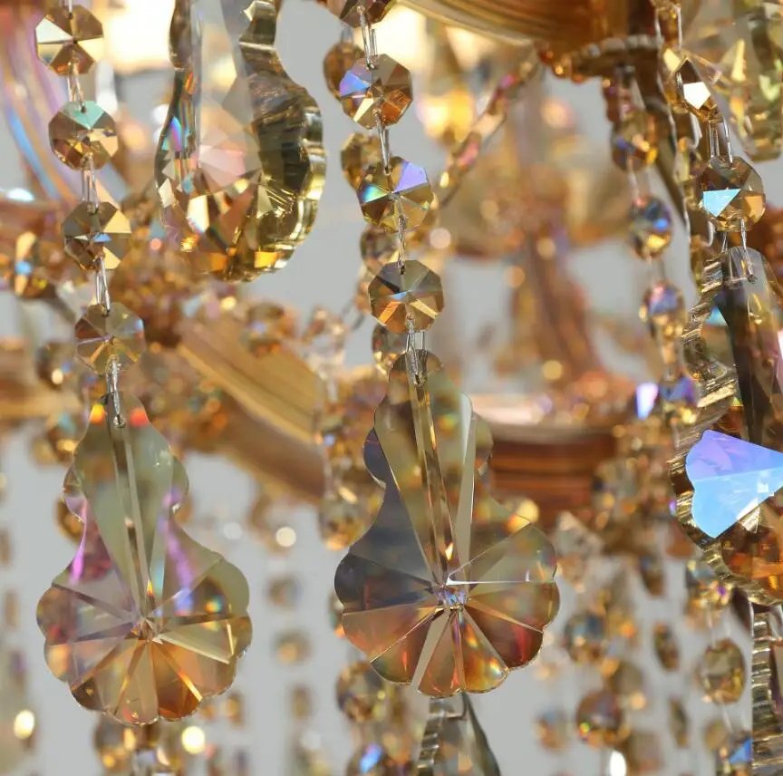 Candle Crystal Maria Theresa Chandelier Large Champagne