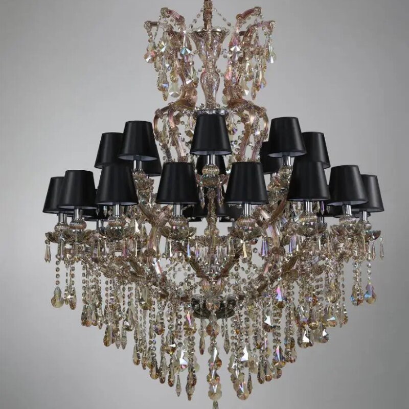 Candle Crystal Maria Theresa Chandelier Large Champagne