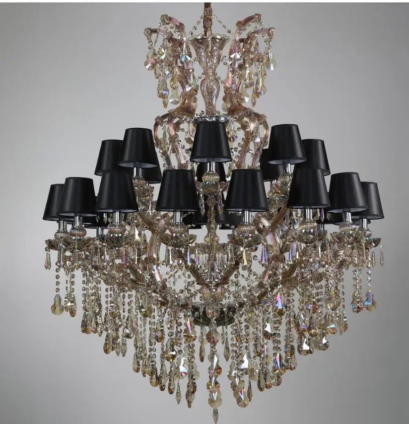 Candle Crystal Maria Theresa Chandelier Large Champagne