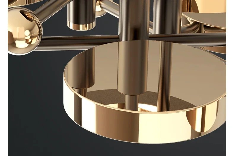 LED Pendant Light Modern Circlar Metal