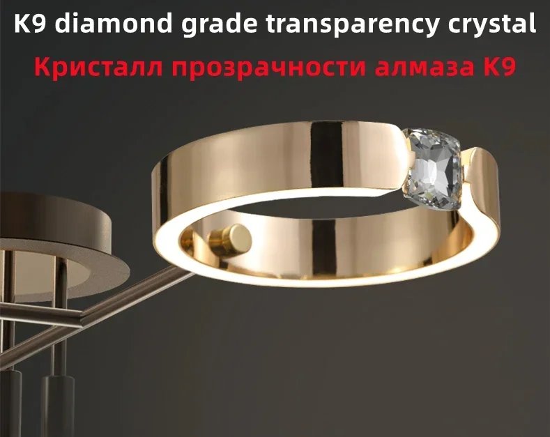 LED Pendant Light Modern Circlar Metal