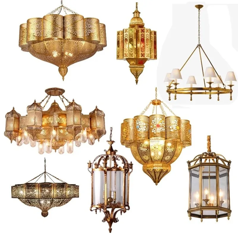 Antique brass lighting manufacturer China