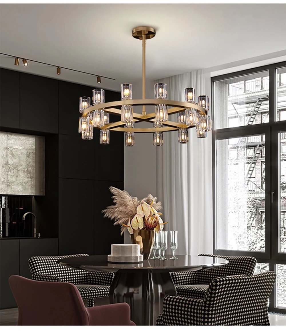 Modern Custom Size Ceiling Glass Chandelier Lighting
