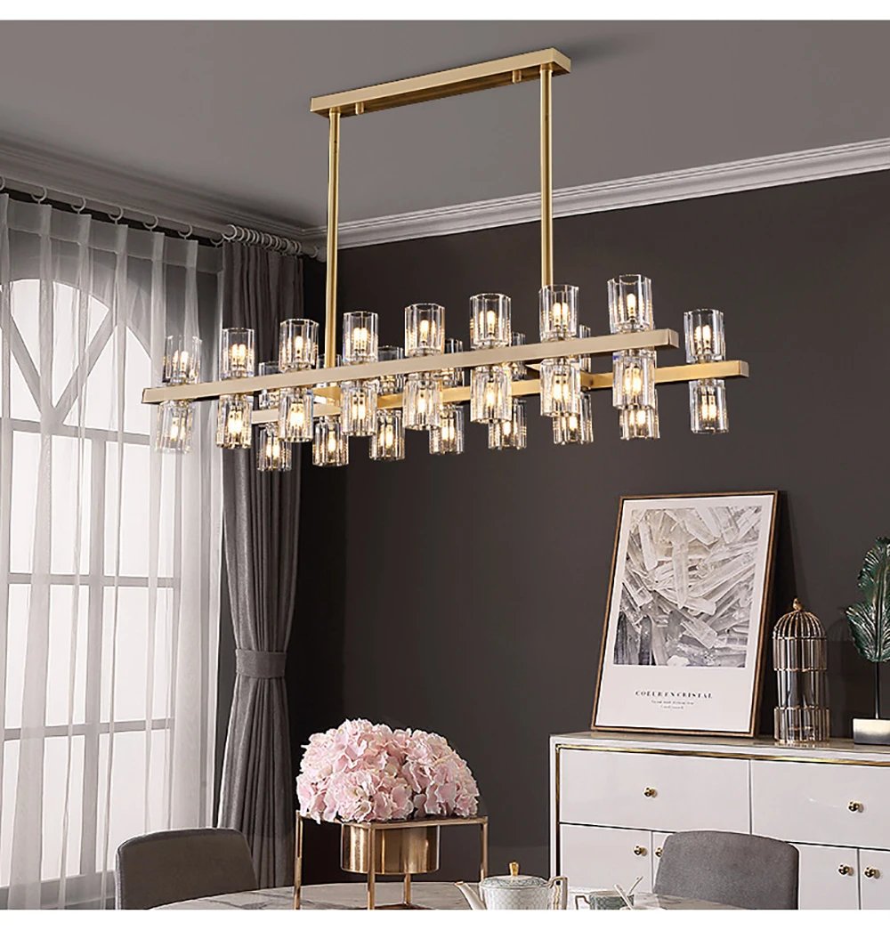 Modern Custom Size Ceiling Glass Chandelier Lighting