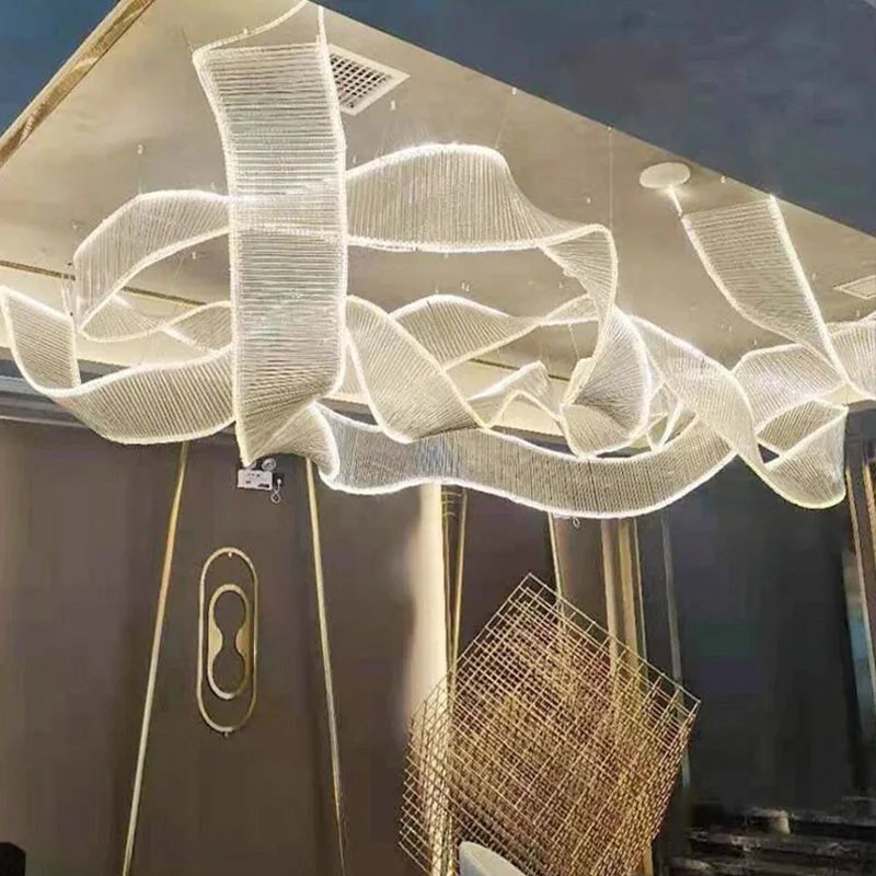 Decoration Customized Chandeliers Modern Art Color Glass