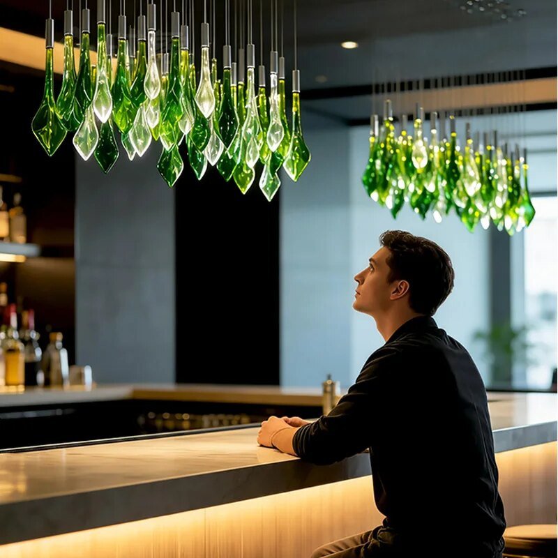 Modern Glass Pendant Lamp Trendy Fixture