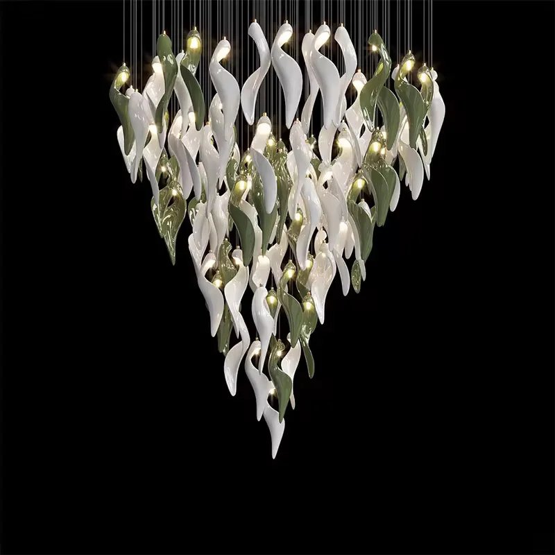 Spiral Custom Pendant Lamp Metal Dimmable Fixture Spiral Custom Pendant Lamp Metal Dimmable Fixture