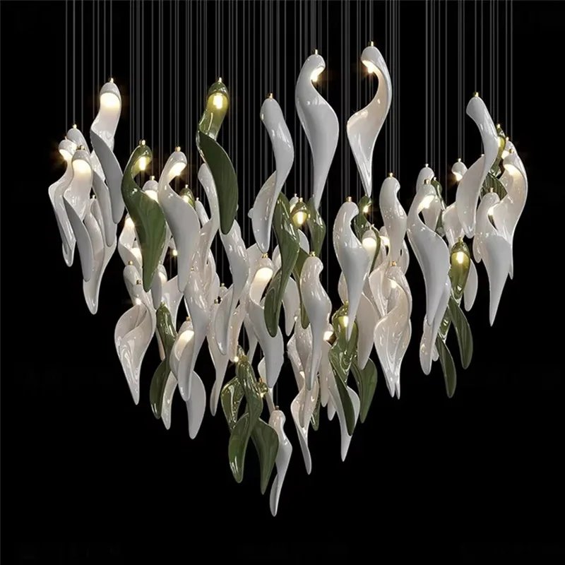 Spiral Custom Pendant Lamp Metal Dimmable Fixture Spiral Custom Pendant Lamp Metal Dimmable Fixture